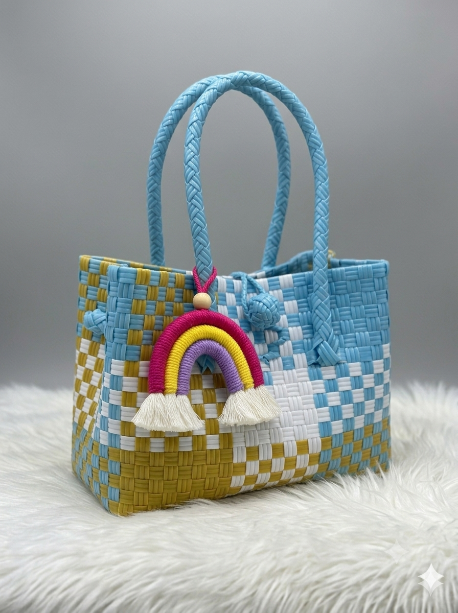 Tas Anyaman Warna Cerah Arsyila Tas Anyam
