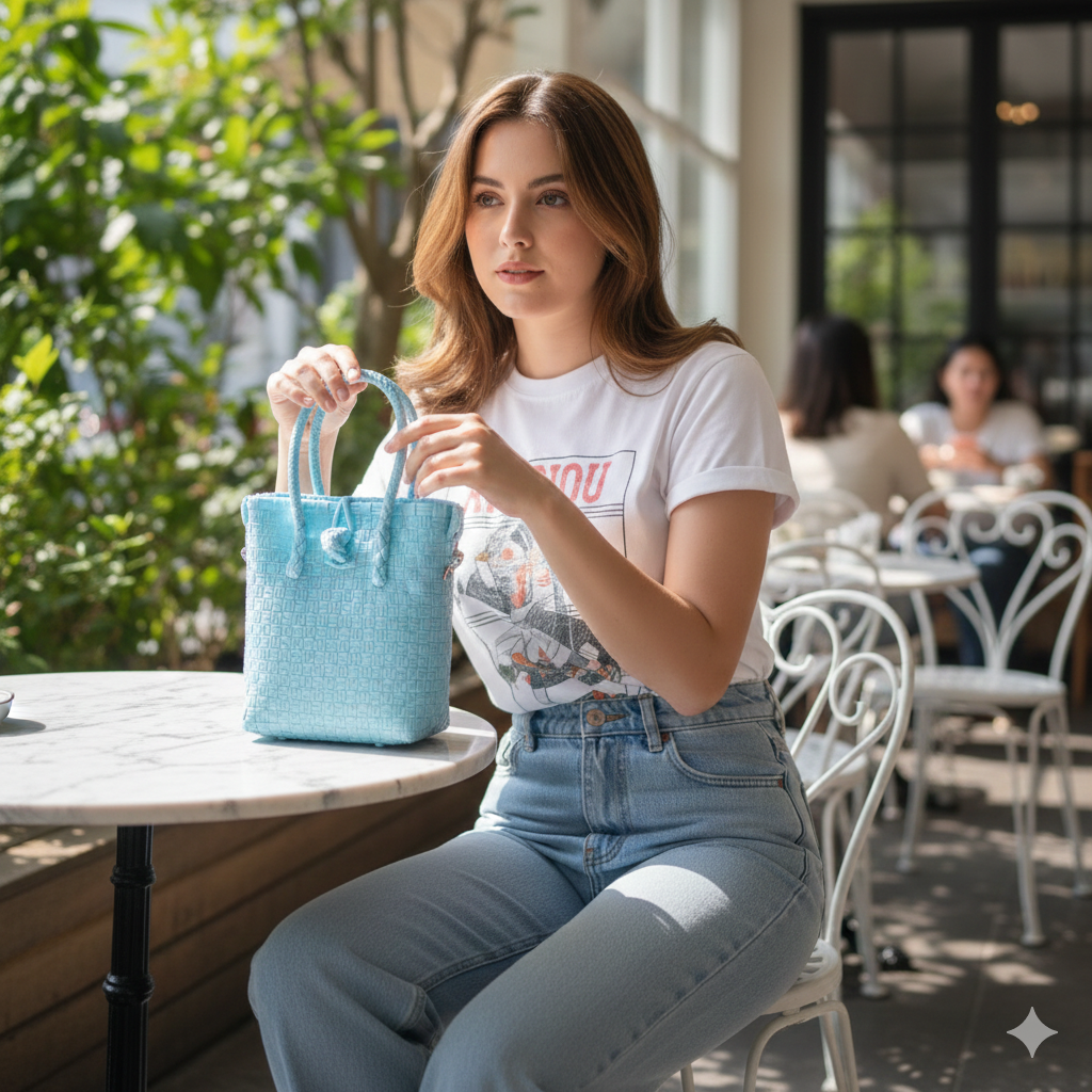 Tas Anyaman Motif Arsyila Tas Anyam